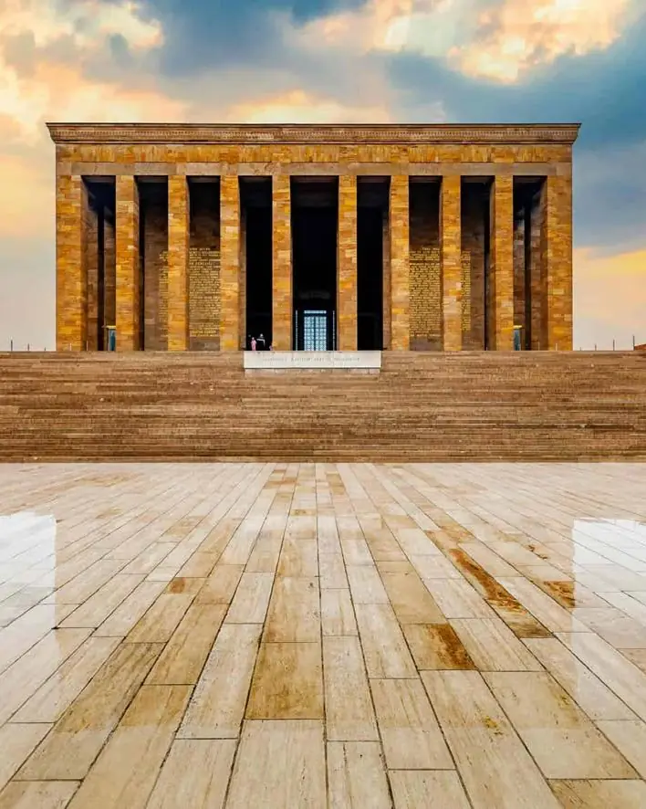 Ankara'da Anıtkabir'in Tören Meydanı ve Şeref Holü