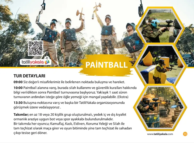 Katalog sayfa 15: Paintball Etkinliği