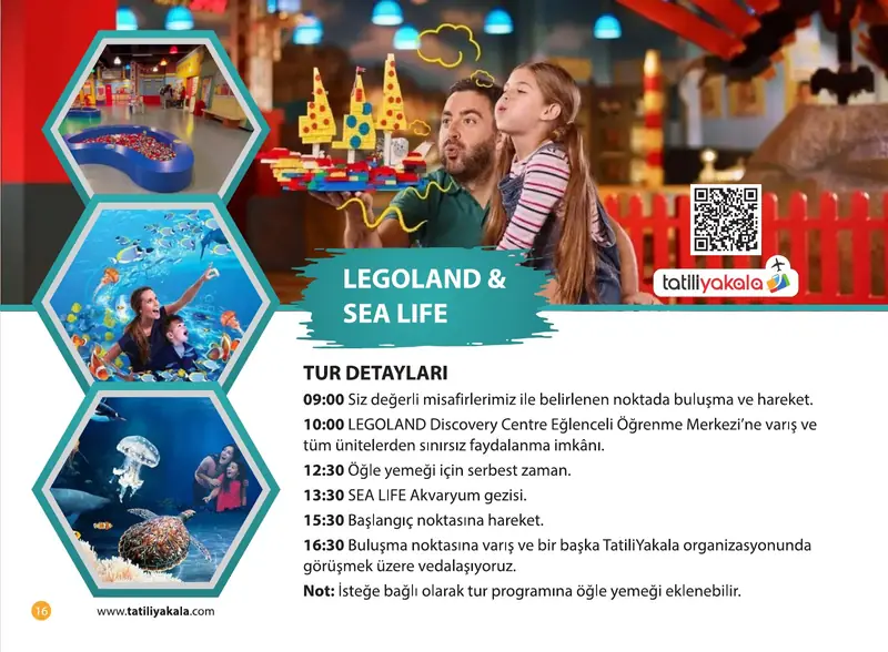 Katalog sayfa 16: LEGOLAND Discovery Centre ve SEA LIFE Turu