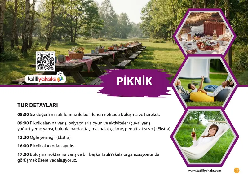 Katalog sayfa 17: Piknik Organizasyonu