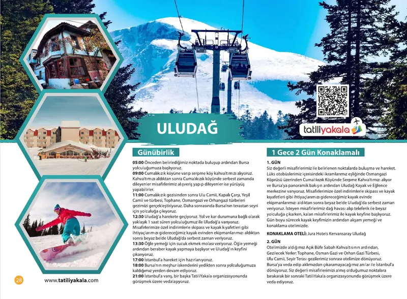 Katalog sayfa 28: Uludağ Kayak Turu