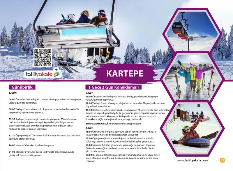 Katalog sayfa 29: Kartepe Kayak Turu
