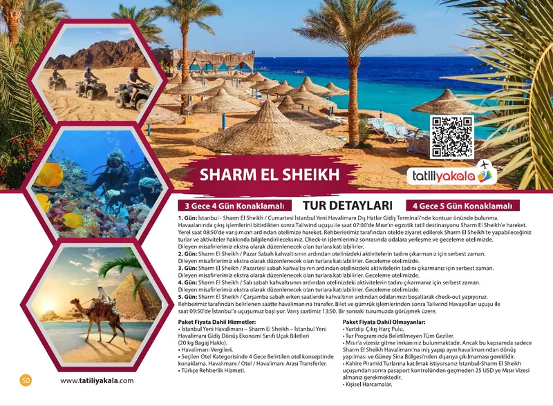 Katalog sayfa 50: Sharm El Sheikh Turu